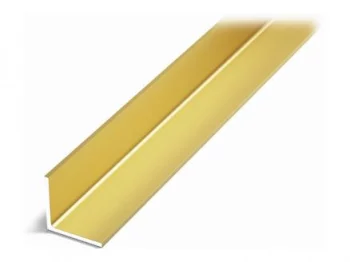 уголок алюминиевый золото 20x20x1,5х1000мм
