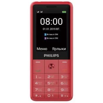 Мобильный телефон Philips(Xenium E169 red)