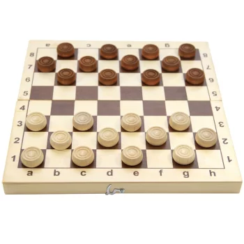 Настольная игра Десятое королевство(Шашки деревянные (145x290x45))